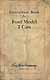 Thumbnail and Link to 1911 Instruction Book for Ford Model T Cars
